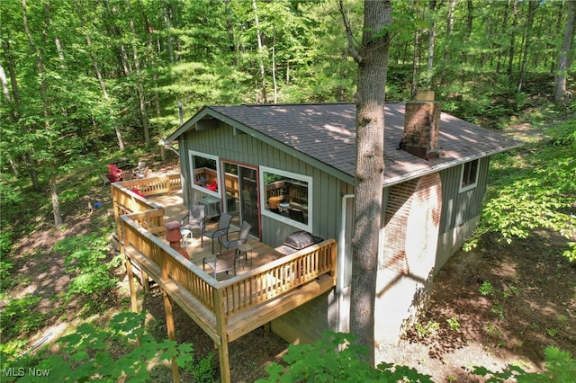 11140 Andrus Dr, Glouster, OH 45732 - view of outbuilding featuring a view of trees
