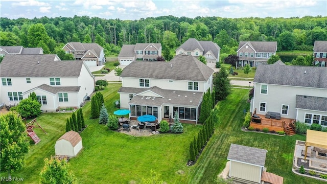 8028 Megan Meadow Dr, Hudson, OH 44236 - aerial perspective of suburban area