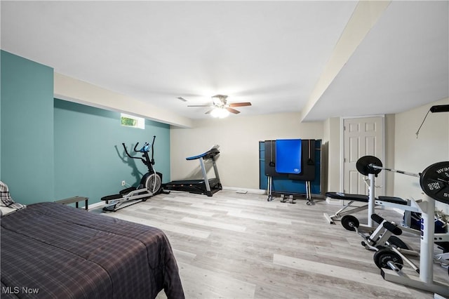 8028 Megan Meadow Dr, Hudson, OH 44236 - bedroom featuring wood finished floors and ceiling fan