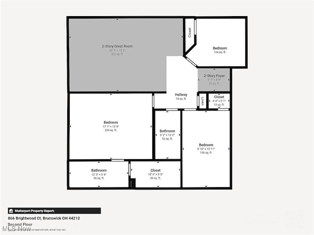866 Brightwood Ct, Brunswick, OH 44212 - view of home floor plan