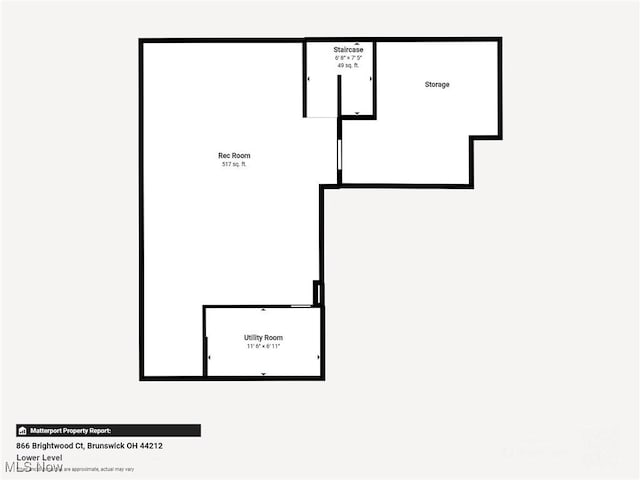 866 Brightwood Ct, Brunswick, OH 44212 - view of room layout