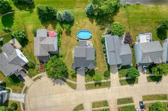 866 Brightwood Ct, Brunswick, OH 44212 - aerial view of a pool area
