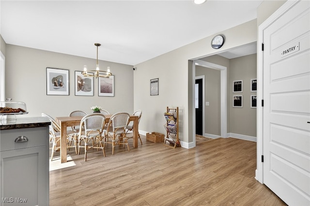 14370 Washington Blvd, University Heights, OH 44118 - dining area with light wood-style floors and a chandelier