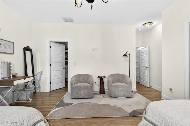 14370 Washington Blvd, University Heights, OH 44118 - bedroom with wood finished floors and a desk
