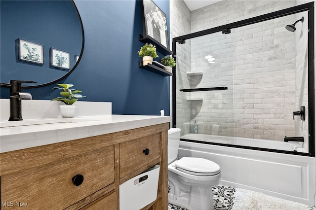 14370 Washington Blvd, University Heights, OH 44118 - bathroom featuring vanity and enclosed tub / shower combo