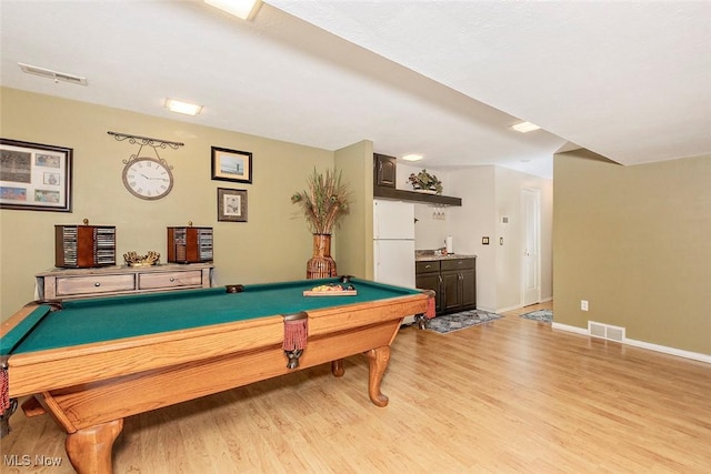 7148 N Brewster Pl, Concord, OH 44077 - game room with light wood-type flooring and pool table