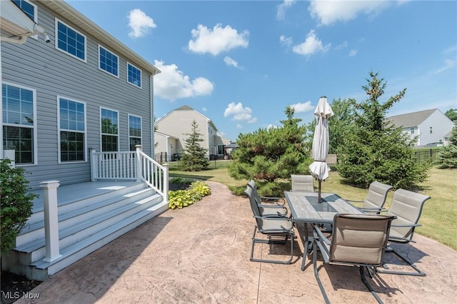 3139 Junior Pkwy, Brunswick, OH 44212 - view of patio featuring outdoor dining space