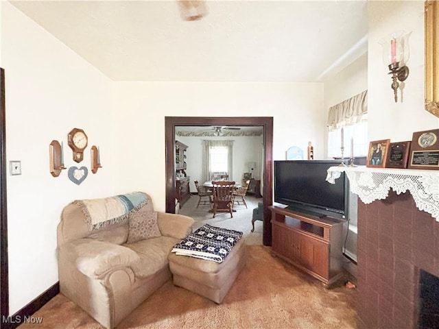 707 Jefferson St, Toronto, OH 43964 - carpeted living area with baseboards
