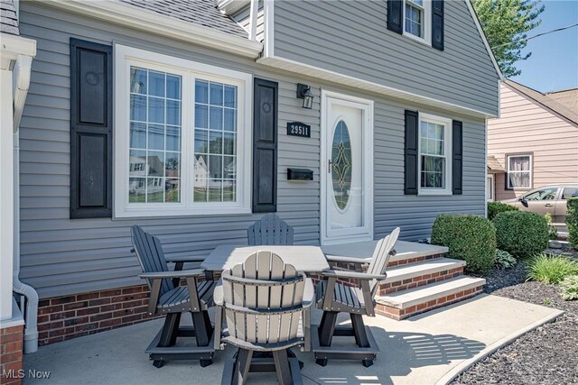 29511 Grand Blvd, Wickliffe, OH 44092 - view of exterior entry with outdoor dining area