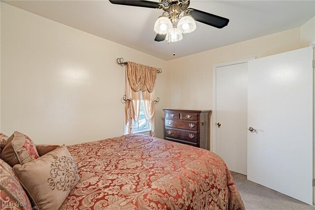 29511 Grand Blvd, Wickliffe, OH 44092 - bedroom featuring carpet and a ceiling fan