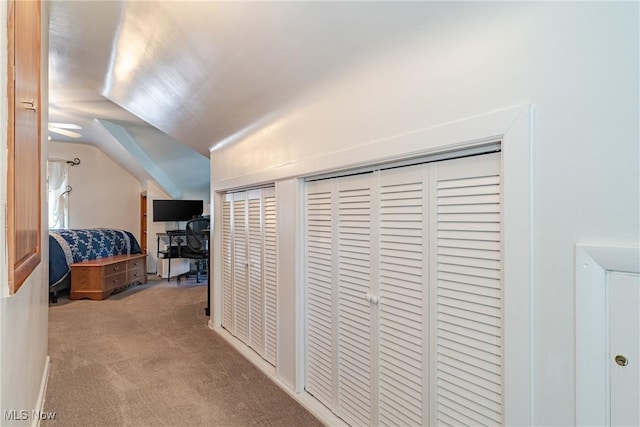 29511 Grand Blvd, Wickliffe, OH 44092 - hallway featuring vaulted ceiling and carpet