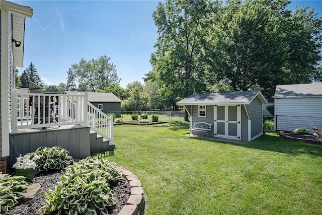 29511 Grand Blvd, Wickliffe, OH 44092 - view of yard with a storage unit