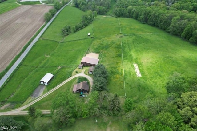 10097 March Rd NE, East Rochester, OH 44625 - aerial overview of property's location featuring rural landscape
