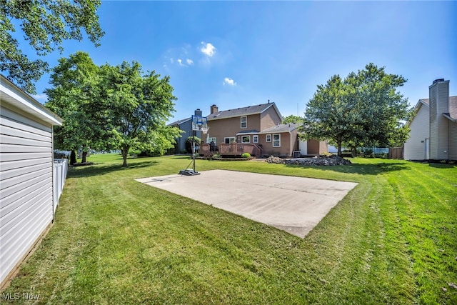 567 Westminster Cir, Akron, OH 44319 - view of yard with a patio area and a deck