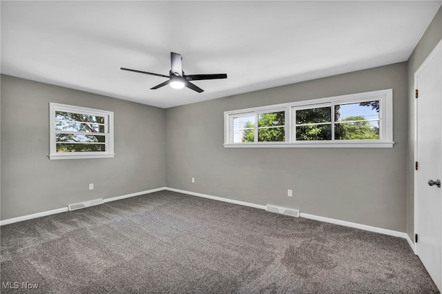 4928 Lane Rd, Perry, OH 44081 - empty room featuring carpet flooring and a ceiling fan