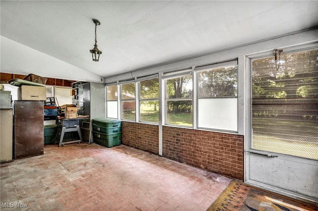 4928 Lane Rd, Perry, OH 44081 - unfurnished sunroom with vaulted ceiling