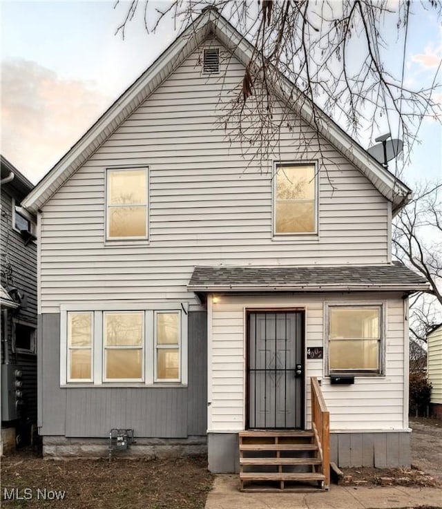 4002 Ardmore Ave, Cleveland, OH 44109 - rear view of house featuring entry steps