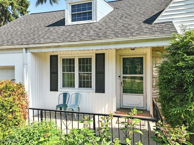 5105 E Sprague Rd, Independence, OH 44131 - property entrance featuring roof with shingles and a porch