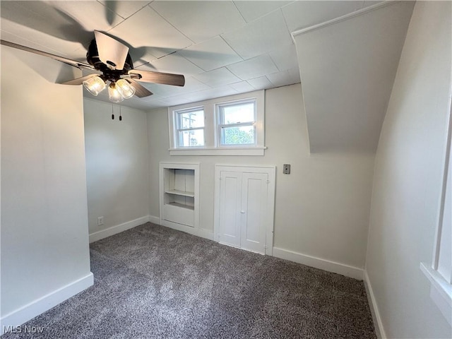 114 Hillcrest St, Ravenna, OH 44266 - carpeted spare room featuring a ceiling fan and baseboards
