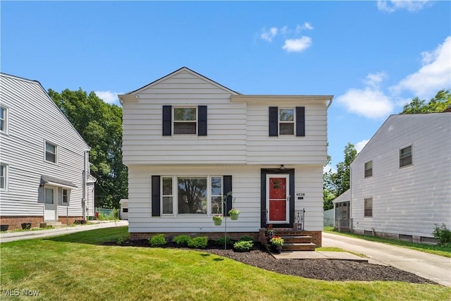4038 Wandsworth Rd, South Euclid, OH 44121 - colonial inspired home with a front yard