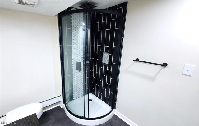 30529 Ridge Rd, Wickliffe, OH 44092 - full bathroom with a stall shower and toilet