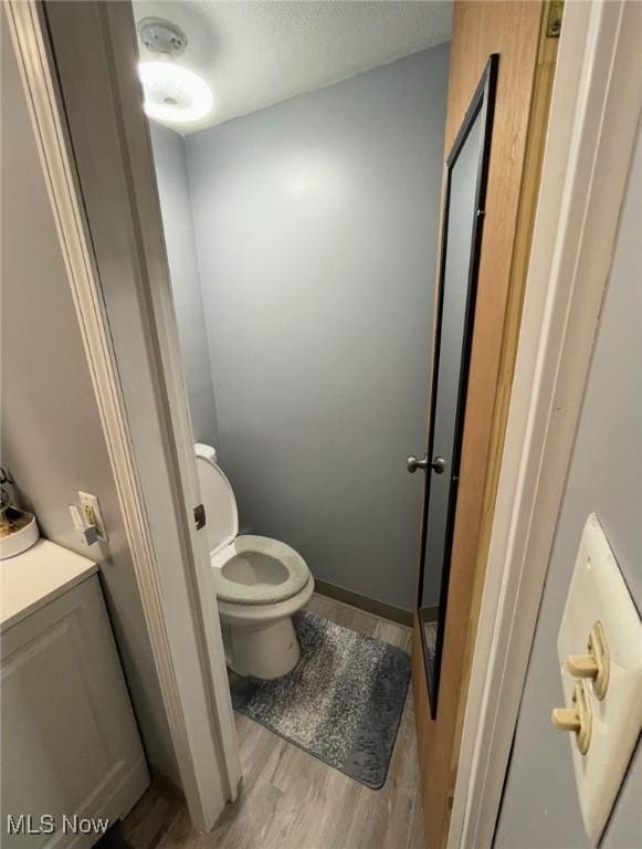 7443 Spillway Rd Unit 63, Lisbon, OH 44432 - bathroom with wood finished floors and a textured ceiling