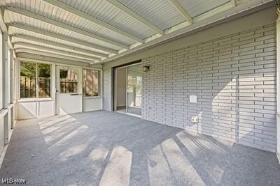 6265 Thunderbird Dr, Mentor, OH 44060 - view of unfurnished sunroom