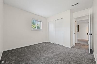 6265 Thunderbird Dr, Mentor, OH 44060 - unfurnished bedroom featuring carpet flooring and a closet