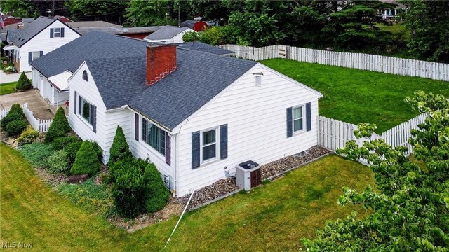 120 N Middle St, Columbiana, OH 44408 - aerial view of property and surrounding area