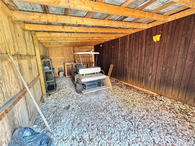 33 Knight Ln, Big Bend, WV 26136 - miscellaneous room featuring wooden walls