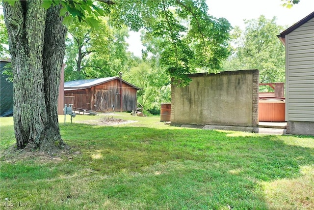 33 Knight Ln, Big Bend, WV 26136 - view of grassy yard featuring an outdoor structure