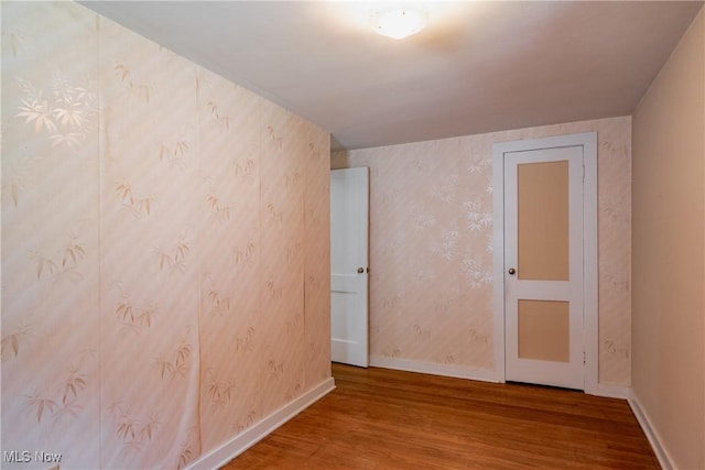 1713 26th St, Parkersburg, WV 26101 - unfurnished room featuring wood finished floors and baseboards