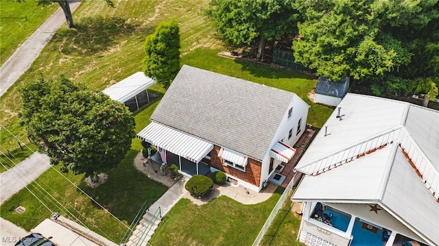 1713 26th St, Parkersburg, WV 26101 - aerial view of property and surrounding area
