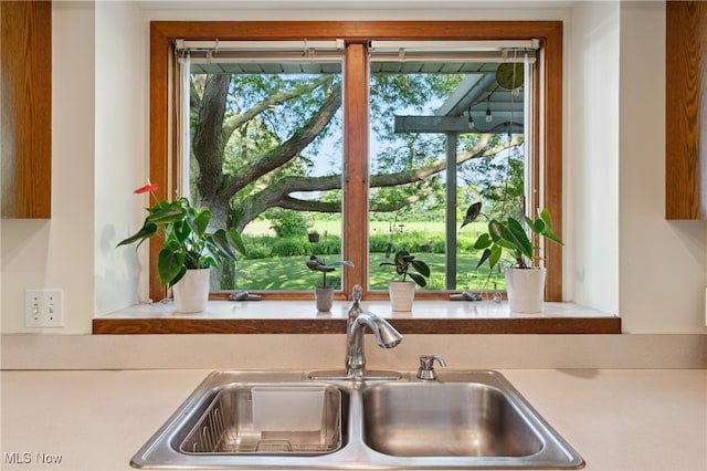 82 Pyle Rd, Oberlin, OH 44074 - kitchen view of a sink and light countertops