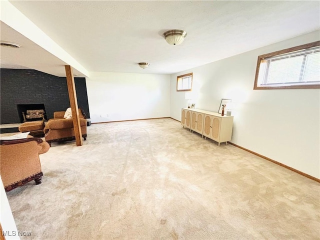 206 E 4th St, Williamstown, WV 26187 - sitting room with carpet floors