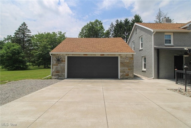 3316 S Canfield Niles Rd, Canfield, OH 44406 - view of garage