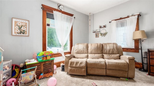 576 N Main St, Utica, OH 43080 - living area featuring carpet flooring