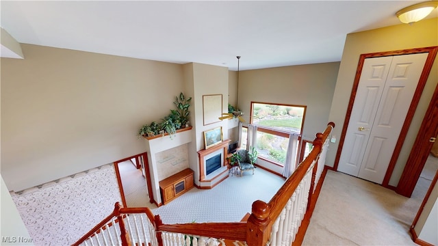 3383 Suffolk Downs, Stow, OH 44224 - stairs with carpet floors and baseboards