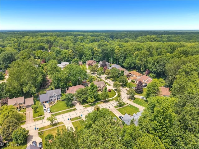 5502 Quail Run, North Olmsted, OH 44070 - aerial view of residential area featuring a forest