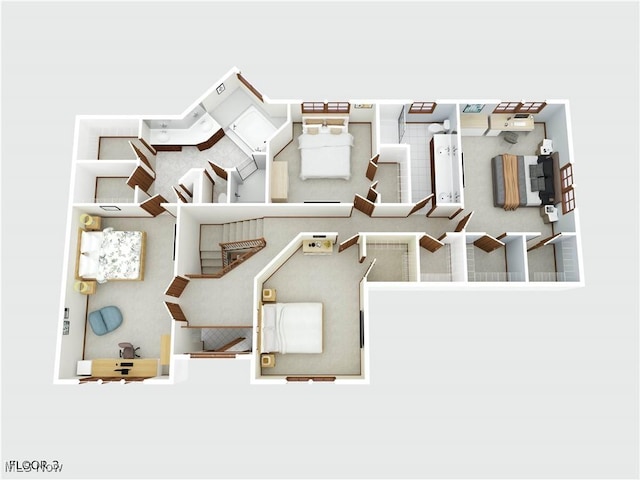 5502 Quail Run, North Olmsted, OH 44070 - view of room layout