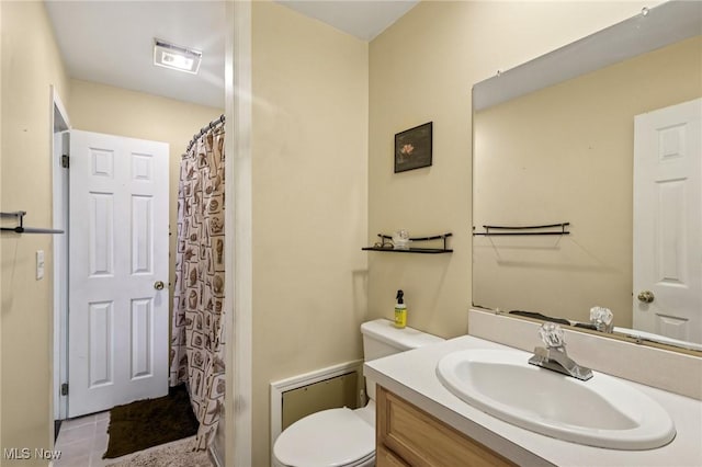 8080 Harbor Crk Unit 503, Mentor On The Lake, OH 44060 - bathroom with vanity, tile patterned flooring, and a shower with shower curtain
