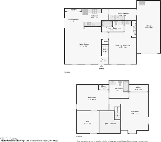 8080 Harbor Crk Unit 503, Mentor On The Lake, OH 44060 - view of home floor plan