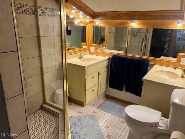 2157 Penguin Ave, Akron, OH 44319 - bathroom featuring vanity and a stall shower