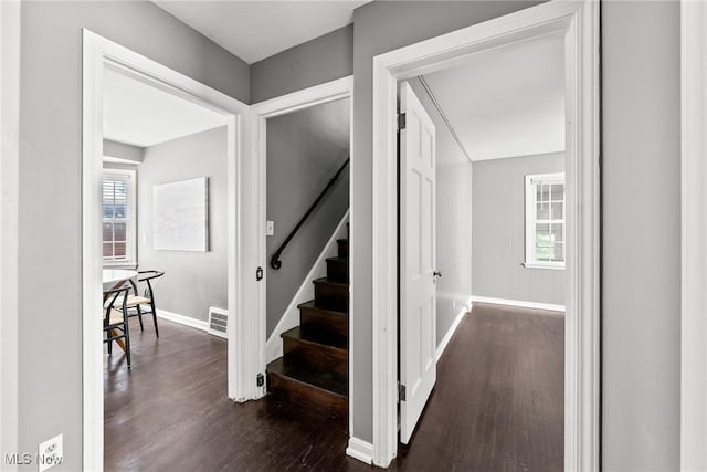 2324 Scholl Rd, University Heights, OH 44118 - staircase with wood finished floors and healthy amount of natural light
