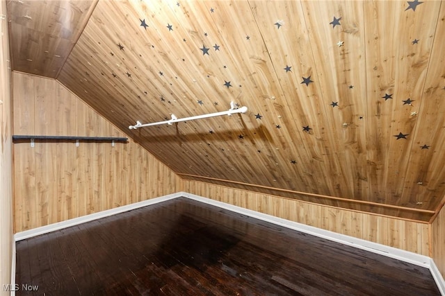 2324 Scholl Rd, University Heights, OH 44118 - walk in closet with dark wood finished floors and lofted ceiling