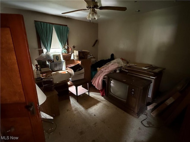 2013 7th St NE, Canton, OH 44704 - bedroom featuring ceiling fan