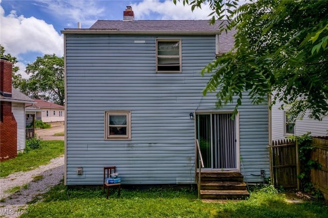 782 Ardella Ave, Akron, OH 44306 - rear view of house with entry steps