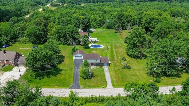 6414 Elk Rd, Canfield, OH 44406 - bird's eye view of a forest
