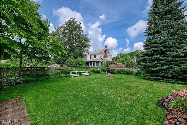 312 S Cleveland Ave, Mogadore, OH 44260 - view of fenced backyard