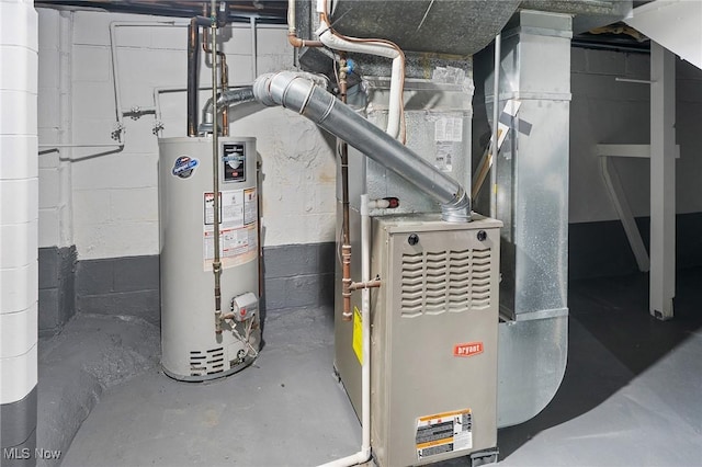 2413 W Manor Ave, Struthers, OH 44514 - utility room with gas water heater